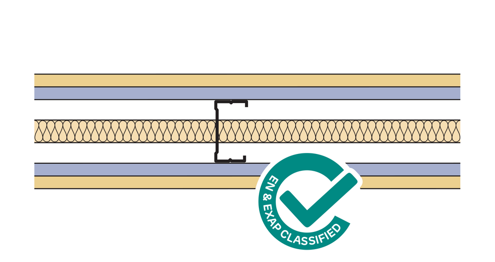 CS70R-15Un15dB-25G - Partition System - Siniat