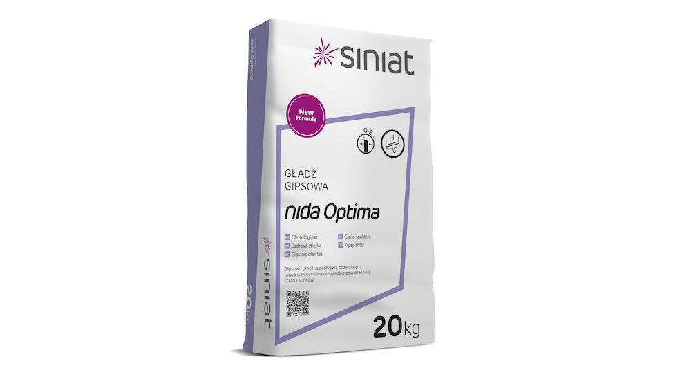 Шпаклівка ручного нанесення Nida Optima