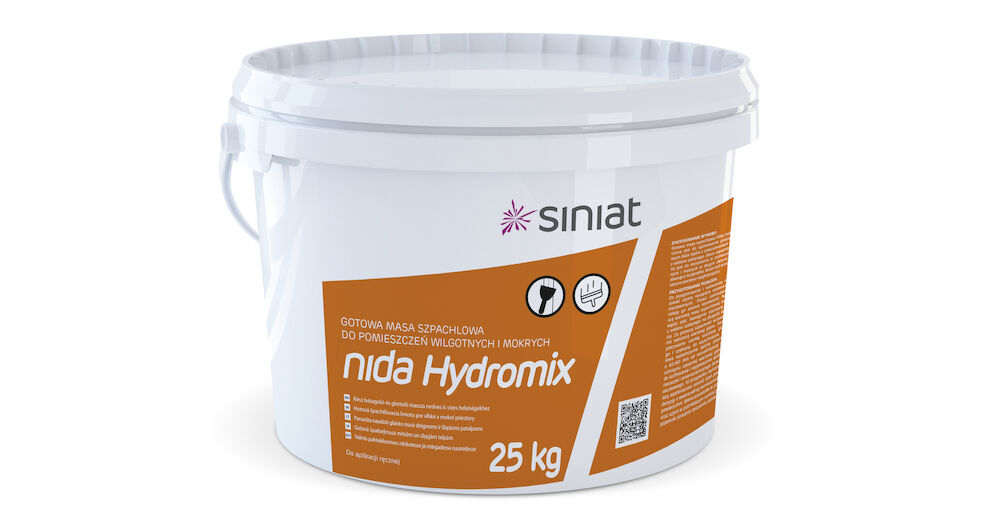 Готова шпаклівка високої твердості Nida Hydromix